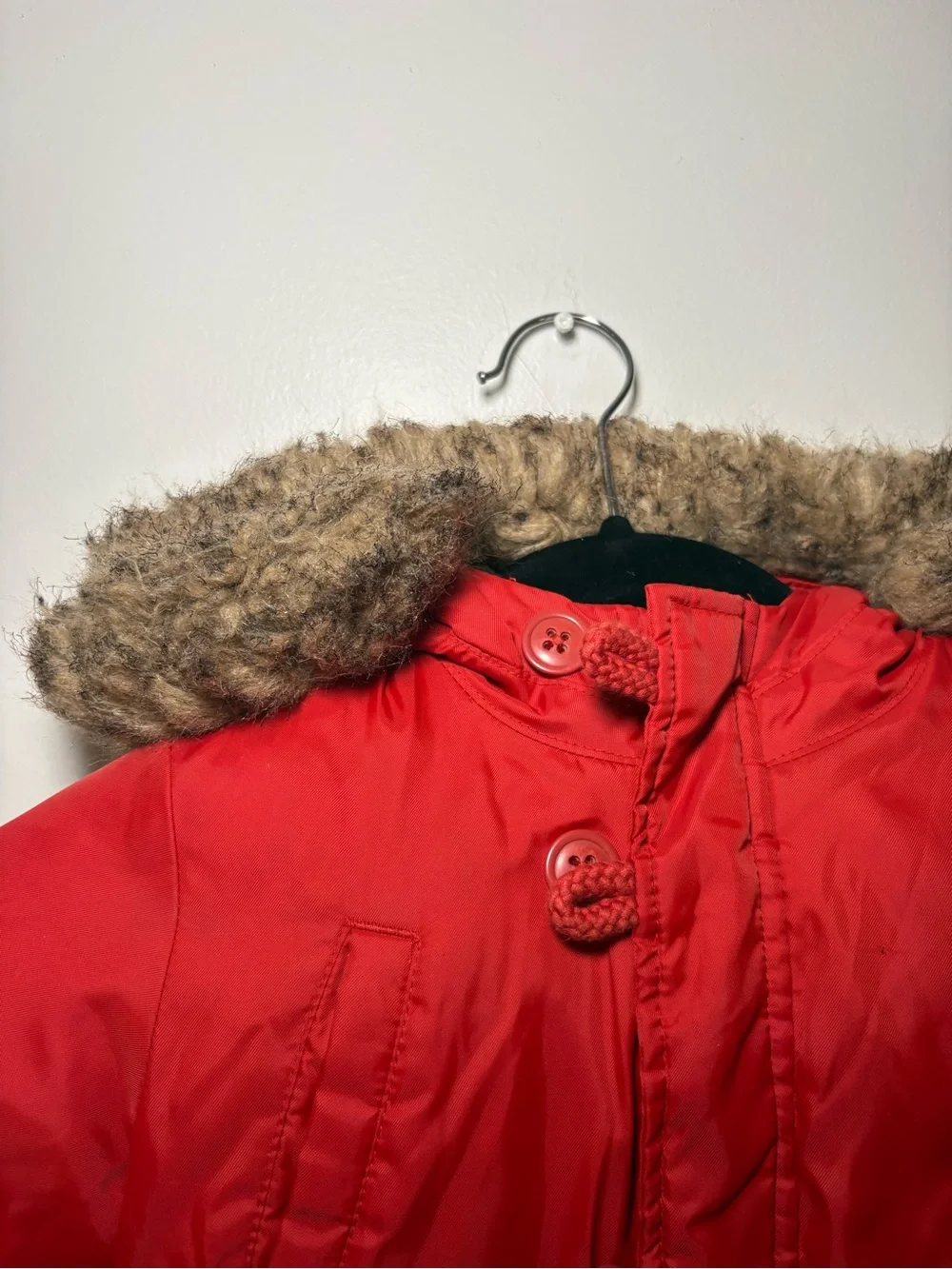 GAP Toddler 2T ColdControl Ultra Max Parka Orange Red Winter Jacket Coat